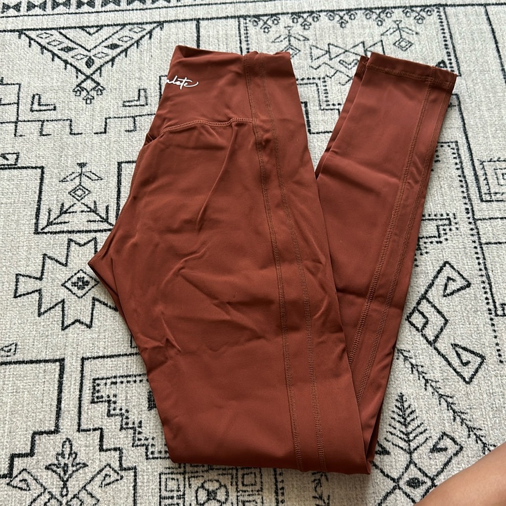 Alphalete Pulse Kinetic Legging - Cinnamon